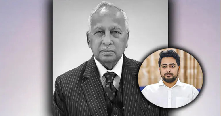 ব্যারিস্টার জমির উদ্দিন সরকার; ইনসেটে নাহিদ ইসলাম